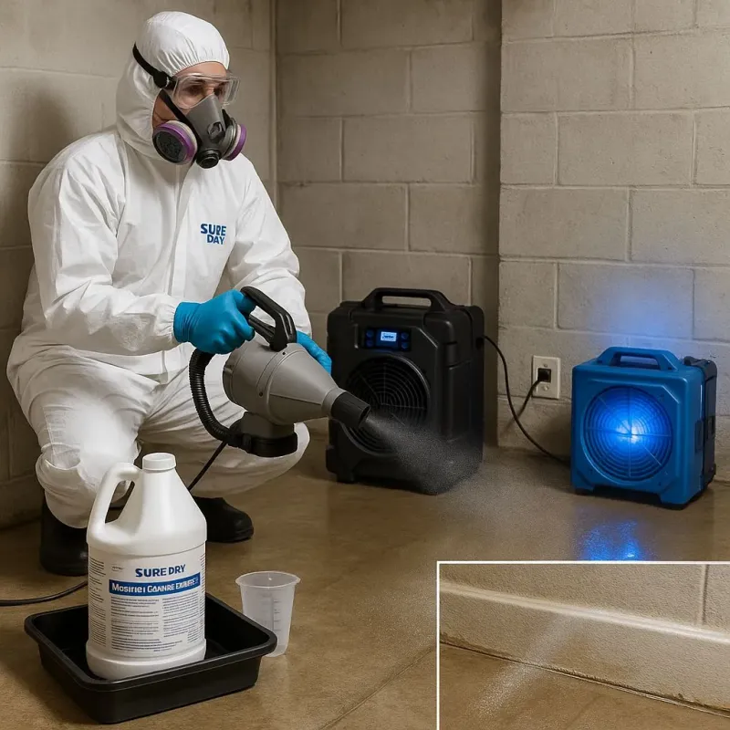 Sanitization and Odor Removal process in Marathon, FL